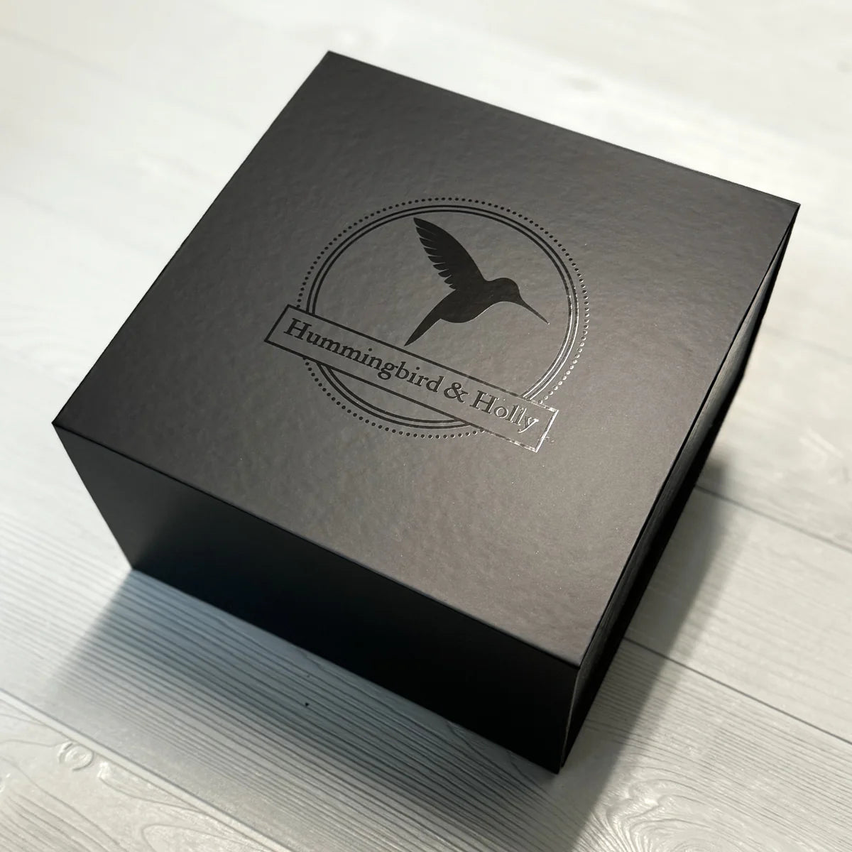 close up of black box